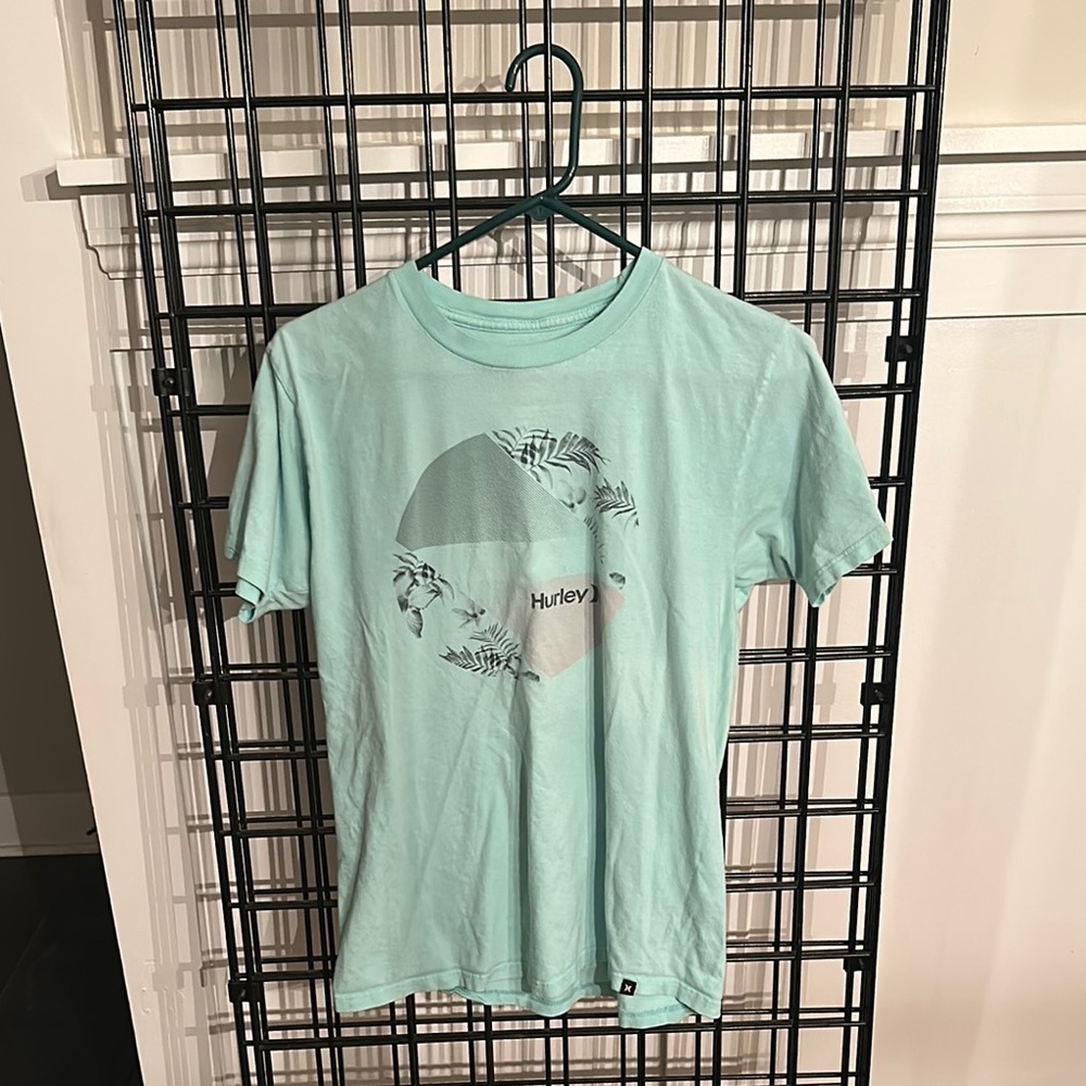Mint Hurley Graphic Tee
